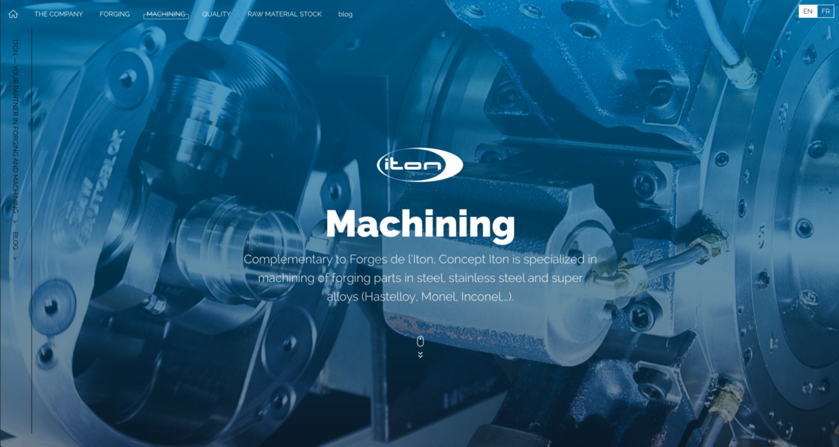 ITON - Site_Capture_machining